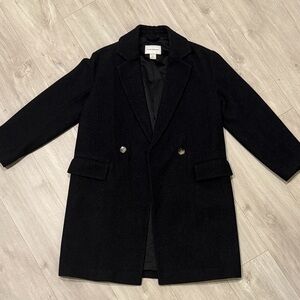 Club Monaco Black Peacoat (Women’s)